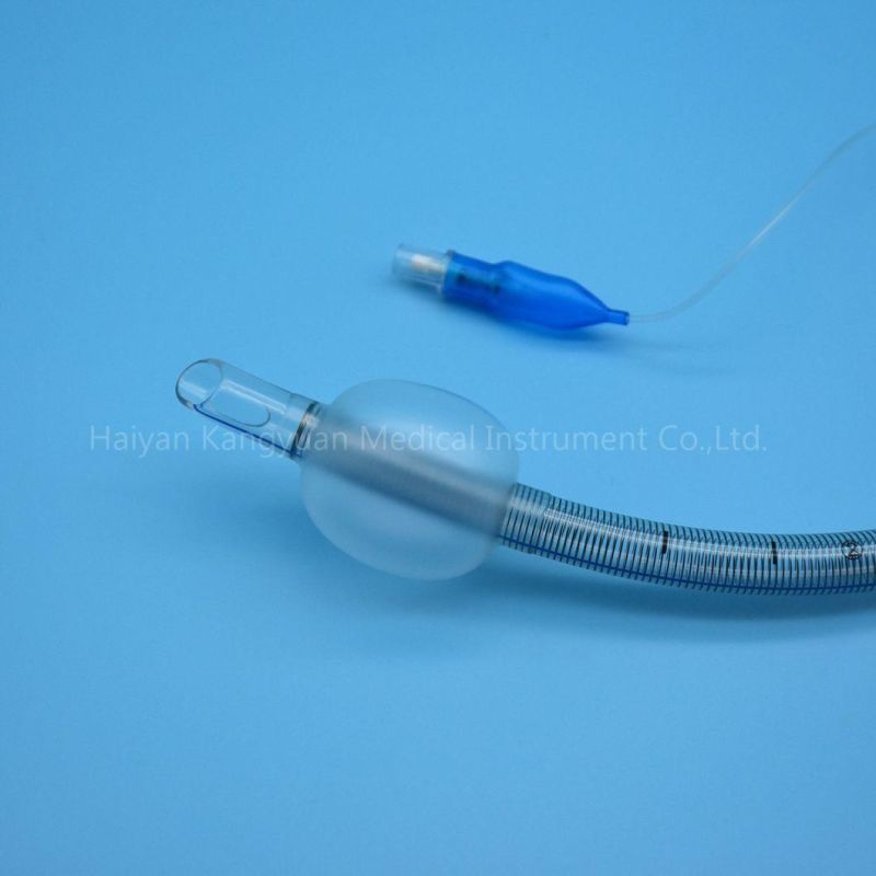 Soft Tip Reinforced Endotracheal Tube with Cuff HVLP China Factory