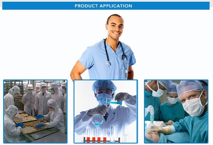 FDA Factory Waterproof Isolation Gown Disposable PE/CPE Surgical Blue Plastic Isolation Gown