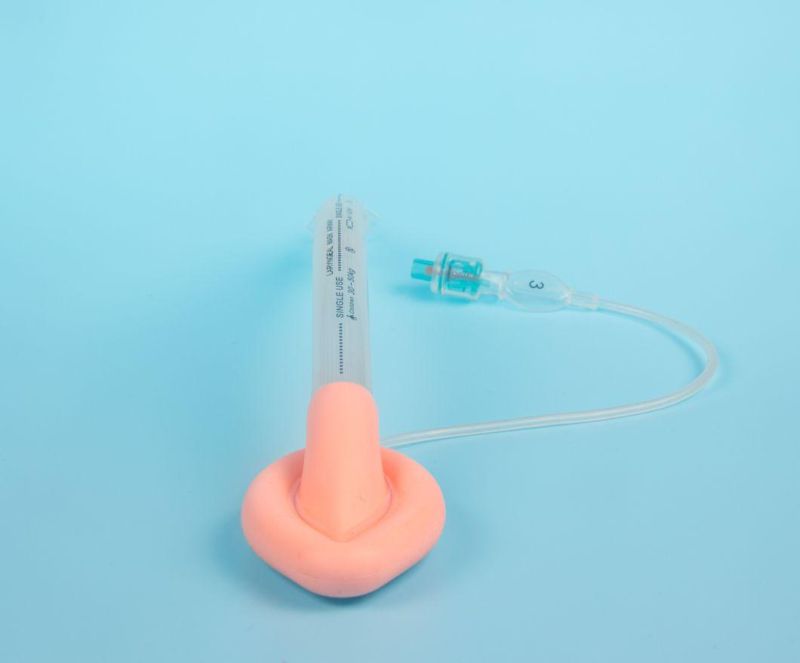 CE/ISO13485 Certified Disposable Silicone Laryngeal Mask for Aiaway Management Witt Factory Price