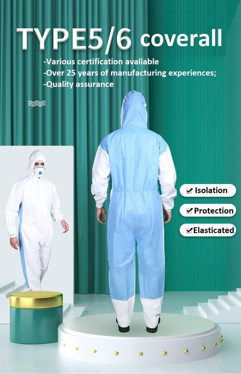 Disposable Safety Isolation Gown Medical SMS Painter Suit Coverall