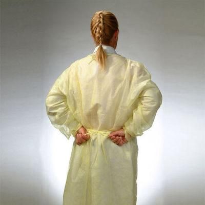 Protective PP Body Suit Medical Surgical Isolation Gown