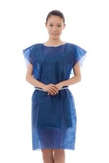 Disposable Waterproof PP+PE Surgical Gown Hospital Use Medical Adult Use Anti-Bacterial Isolation Gown