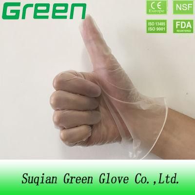 Clear Powder/Powder Free Disposable Vinyl Gloves (ISO