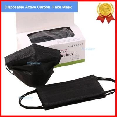 Non Woven 3ply Disposable Black Face Mask