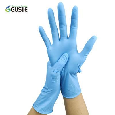 Blue Nitrile Gloves Powder Free Gloves