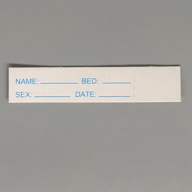 Card Insert Tpye Medical Adjustable PVC Child Patient Identification Bracelet
