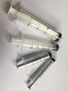 3 Part Disposable Plastic Syringe Without Needle