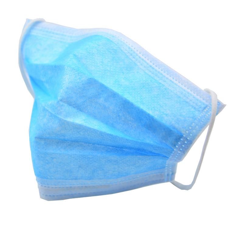 Medical Disposable Nonwoven 3ply Face Mask with Ties