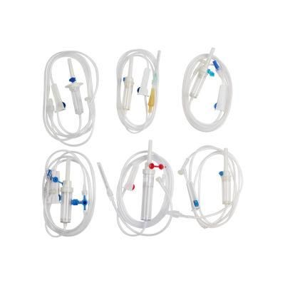 Disposable IV Infusion Giving Set with Needle Luer Slip Lock