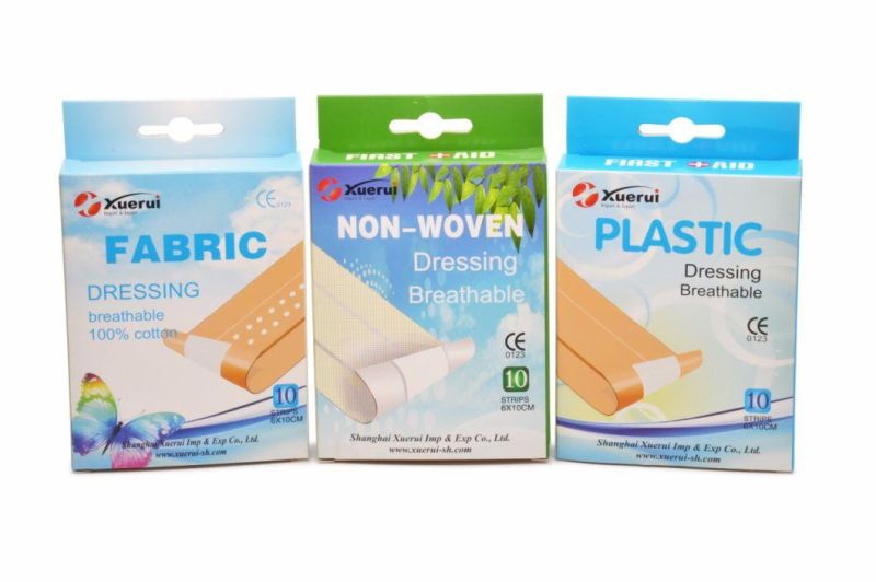 Medical Fabric Adhesive Sterile Wound Dressing, Adhesive Bandage