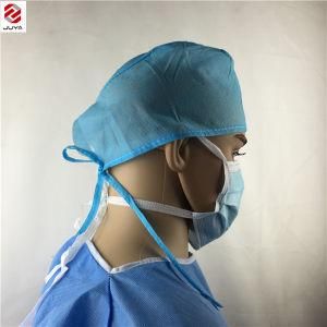 China Suppliers Hospital Consumables High Quality Disposable Nonwoven Bouffant Mob Doctor Nurse Surgical Green Cap