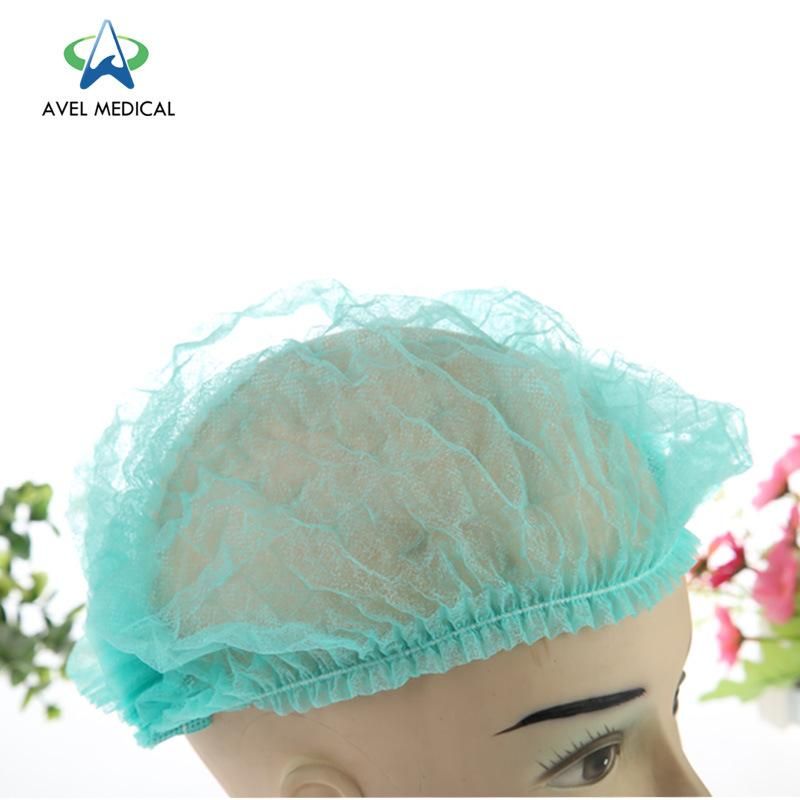 Doctor Nurse Protective Disposable Cap Non-Woven Bouffant Cap