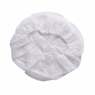 High Quality Blue Disposable Non Woven Bouffant Cap