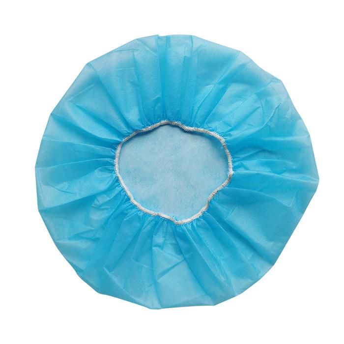 CE ISO13485 Non Woven Workshop Hygienic Hair Cover Protection Disposable Bouffant Cap