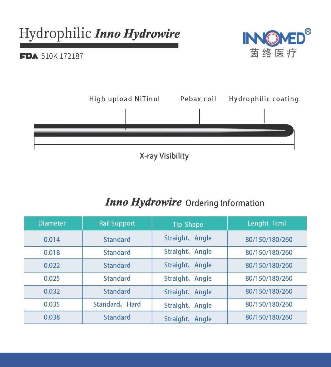 Hydrophilic Diagnostic Guidewire with ISO13485&CE Certification