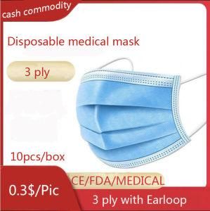 Disposable Blue Surgical 3ply Face Mask