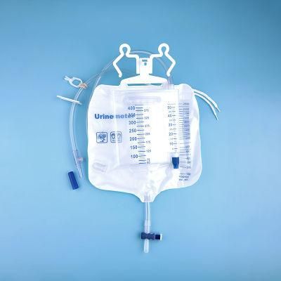 CE Approved Medical Economic Luxury Urine Drainage Bag with Valve