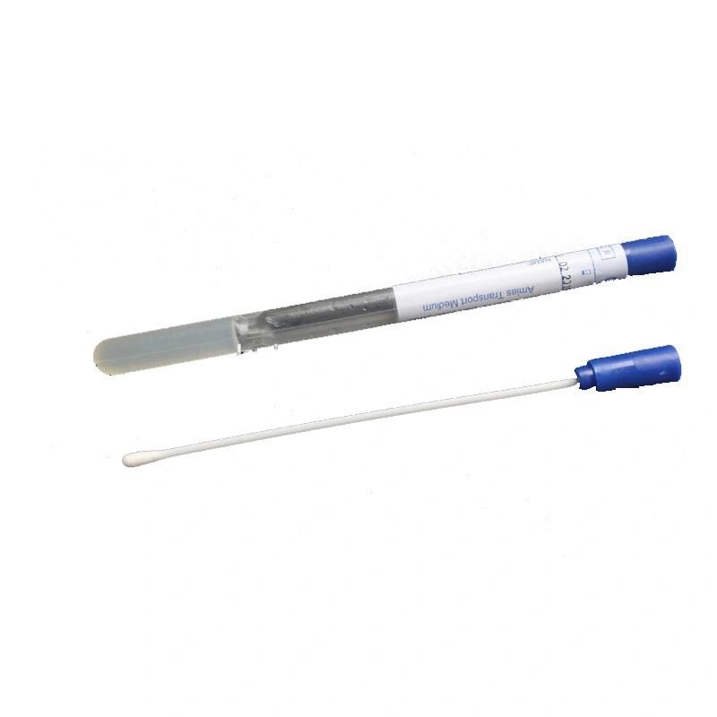 Cotton Sterile Sampling Nasal Throat Swab Collector with Tube