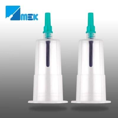 Luer Adapter Pre Attached Holder Blood Transfer Device
