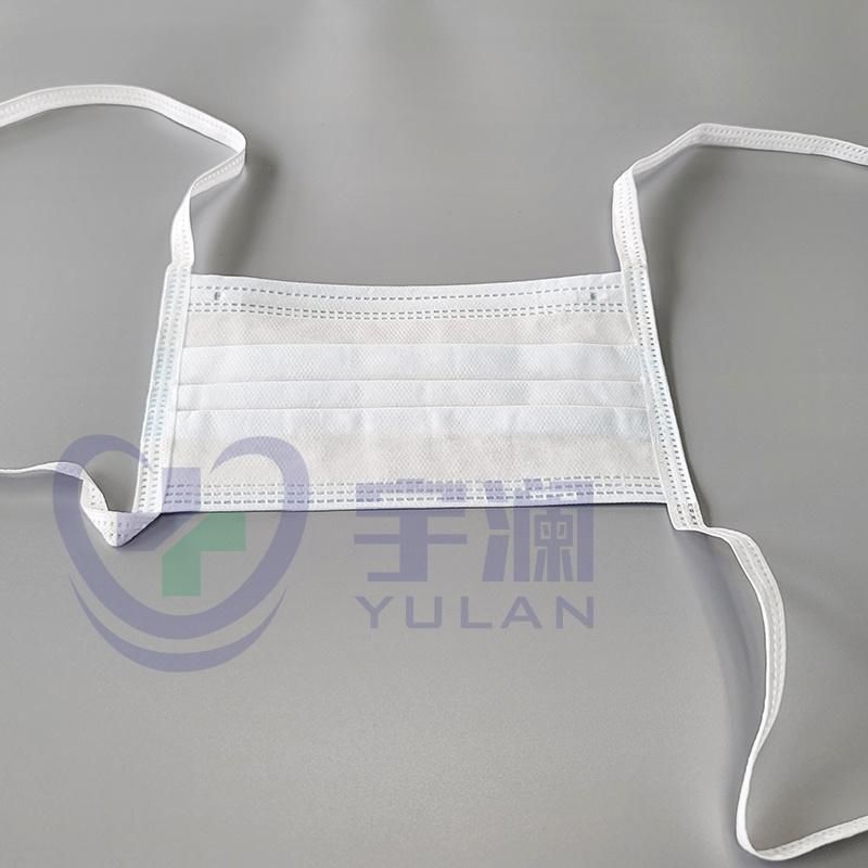 Disposable Medical Nonwoven Face Mask Surgical Face Mask with Tie on Type II