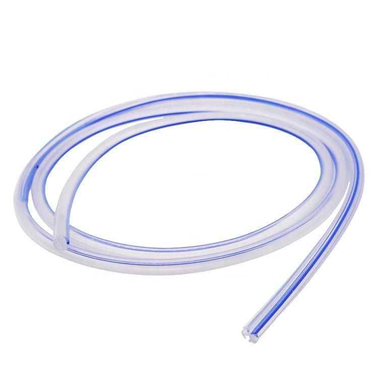 Disposable Medical Grade Silicone Drainage Chest Tube Perforated and Printed