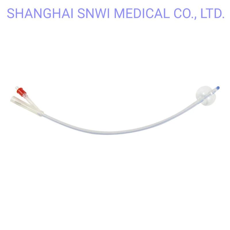 100% Full Silicone Foley Catheters 2way/Drainage Catheter/ CE & ISO