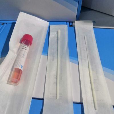 Sampling Tube Vtm Viral Transport Medium with Nasopharyngeal Swab Throat Swab Sterile Swab