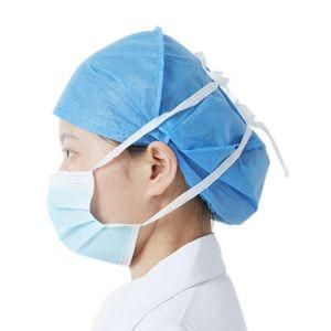 En14683 High Quality Disposable Non-Woven 3 Ply Tie on Surgical Face Mask Tie Back Tie up Surgical Mask Type Iir Non-Sterile Bfe 98% 99%