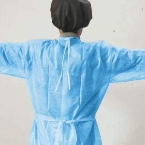 Polyethylene Cheap PP Waterproof Batas Desechables Medical Isolation Gown