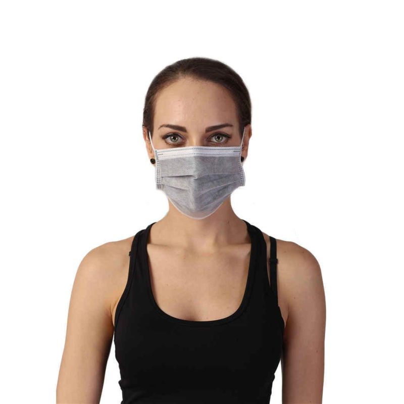 Nonwoven Four Layer Disposable Anti-Dust Activated Carbon Breathable Face Dust Mask