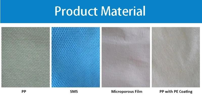 Disposable Polypropylene Non Woven Protective Lab Coat