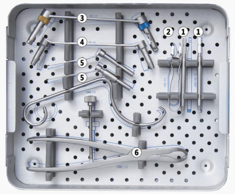 Medical Equipment Large Bone Plate Surgical Instrument Set_2