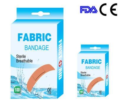 First Aid Adhesive Bandage, Wound Plaster with Ce, FDA Approved