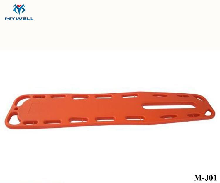 M-J01 High Quality Plastic Cheap Spine Board Aluminum Alloy Foldaway Medical Stretcher