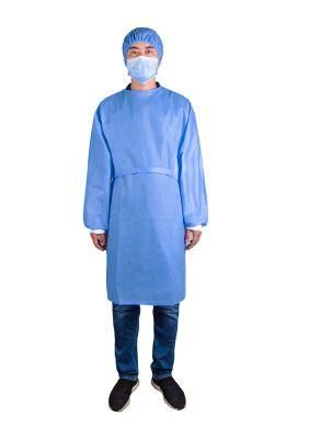 Factory Sale SMS Disposable Surgical Gown with Rib Cuff