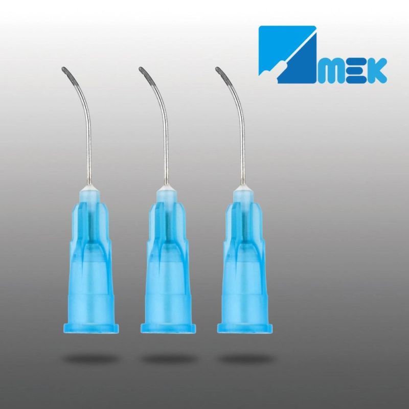 Curved Irrigation Needle Tips for Ophthalmic or Dental