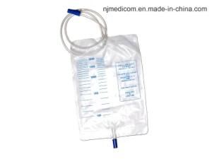 2000ml Pull Push Valve Urine Bag