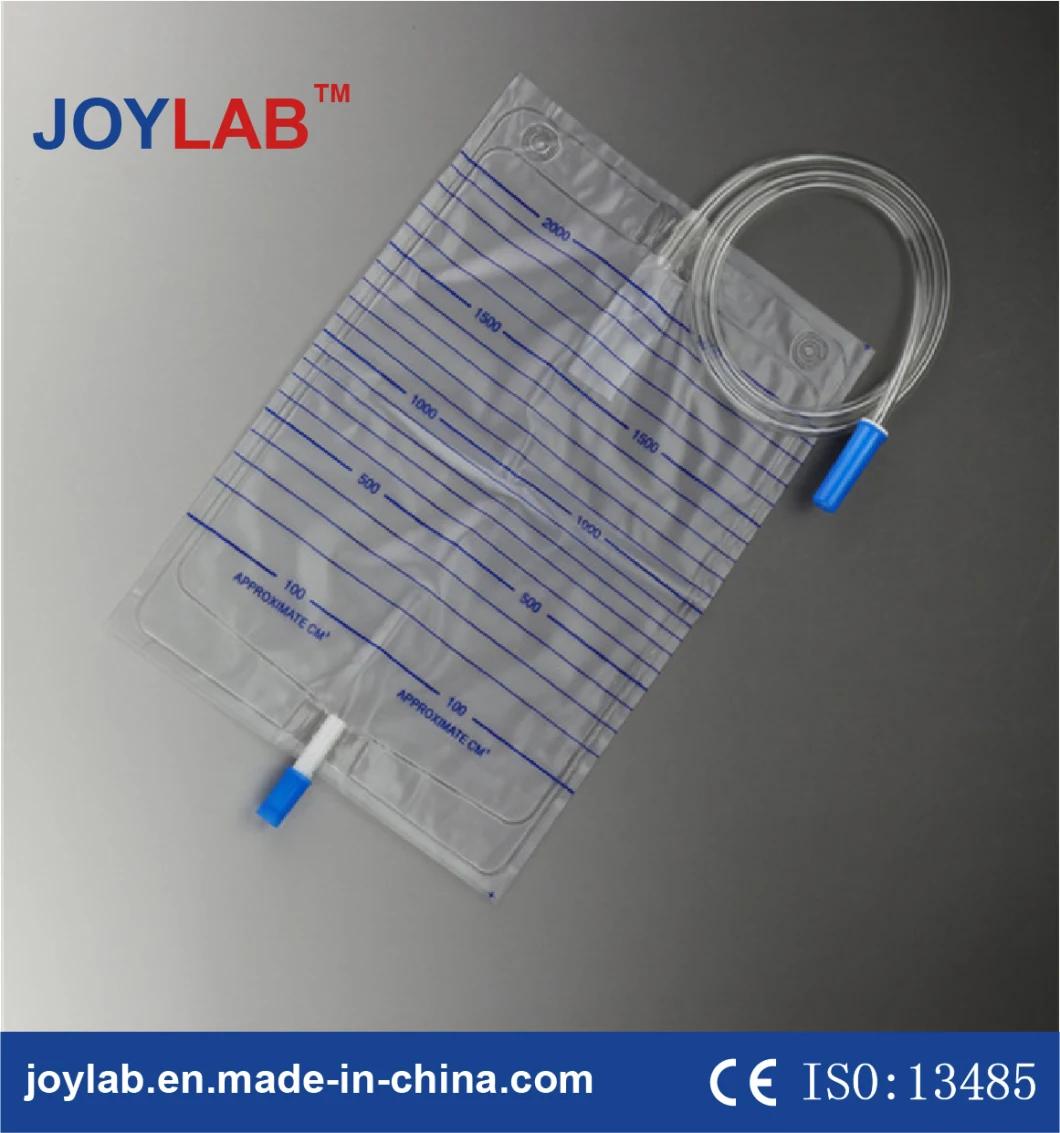 Hot Sale Urine Bag with Push-Pull Valve