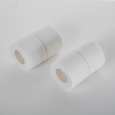 Customized Size Heavy Cotton Bias Fabric Strong Sport Breathable Elastic Adhesive Bandage Eab Tape