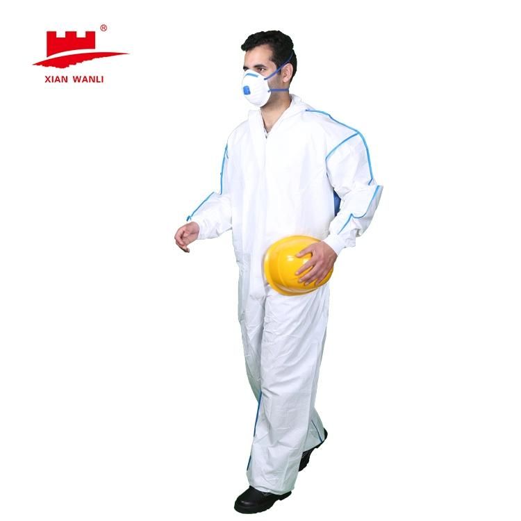 Paints, Mining, Home Use Disposable Protective Coverall with Hood