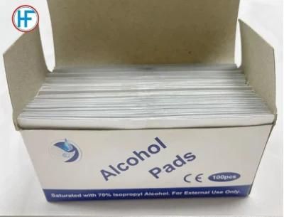 Mdr CE Approved Factory Price Wound Dressing Ethylene Oxide Sterilization Alcohol Pads