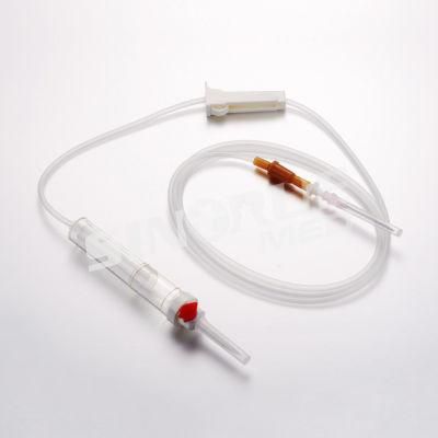 Disposable Sterile Blood Transfusion Set with Needle and Injection Port