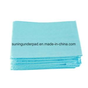 Blue Color PE Backsheet Nonwoven Sap Underpad Disposable for Hospital