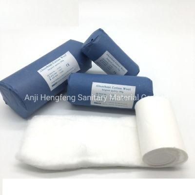 FDA Medical Supplies Absorbent Disposable Pure Cotton Wool Rolls