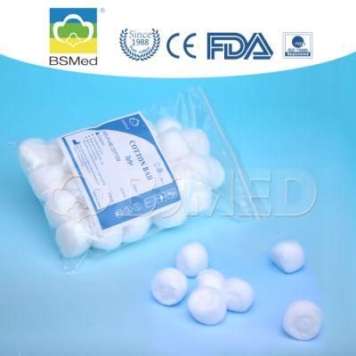 100% Cotton White Medical Absorbent Cotton Wool Ball