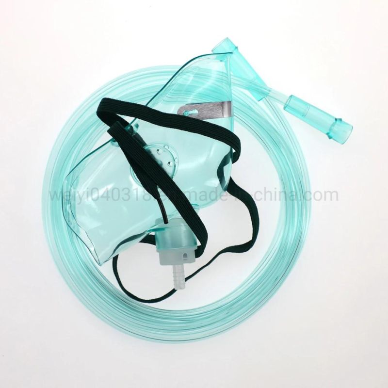 High Quality Medical Nebulizer Mask Nebulizer Adult Mask with Qxygen Tube S/M/L/XL ISO CE Approved