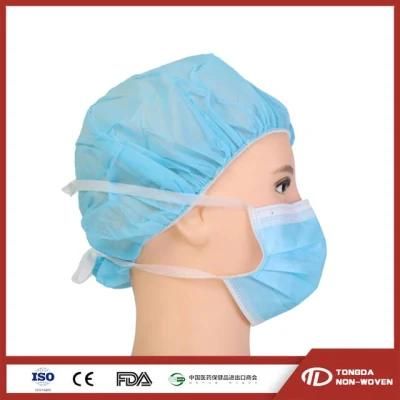 Surgical Face Mask Disposable 3 Ply Surgical Non-Woven Face Mask Tie-on Style