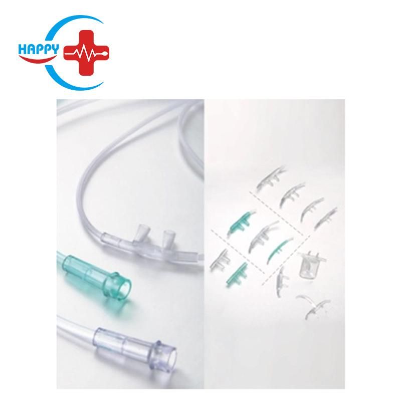 Hc-K075 Medical Colored PVC Nasal Oxygen Cannula for Surgical/Disposable Sterile Nasal Cannula