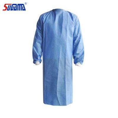 2021 Disposable Spunbond Ultrasonic Heat Sealing Surgical Isolation Gown Sterile PPE Gowns Isolation