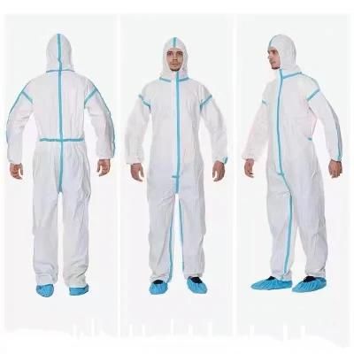 CE Approved PPE No Sterile Medical Surgical Disposable Protective Coveralls